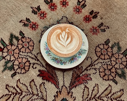لاته طعم دار