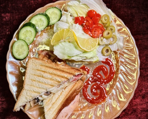تست ژامبون قارچ